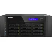 Qnap Ts-H1290Fx-7302P-128G 12 Bay U.2 Nvme Pcie Gen4 x4 all-flash desktop Nas Amd Epyc 16-Core 7302P 128Gb Rdimm Ecc Ddr4  4711103080528
