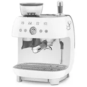Smeg Espresso Machine 50Style With Integrated Grinder White Egf03Wheu  8017709329853