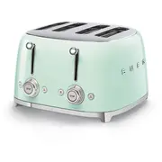 Smeg Toaster 4X4 50Style Pastel Green Tsf03Pgeu  8017709263386