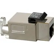 Solarix Stp Cat5E Rj45 Keystone Black samogwintująca Sxkj-5E-Stp-Bk-Sa  Sxkj5Estpbksa 8595684703252