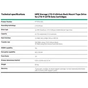 Taśma Hpe Storage Lto-9 Kaseta z taśmą  P77034-B25 4549821626014