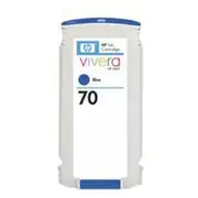 Hp 70 original Ink cartridge C9458A blue standard capacity 130Ml 1-Pack with Vivera  0882780528758