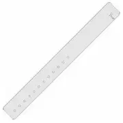 Zebra Z-Band Quickclip - Polypropylene Pp coated white 30.16 x 279.4 mm 960 labels 4 roll  10027730K 5711783837695