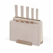 Maestro Mr-1412-Beige Knife set with block  Cutting board Beige 4897144673599 Agdmeonoz0009