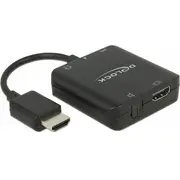 Adapter Av Delock Hdmi - Toslink Black 62784  4043619627844