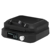 Adler  Waffle Maker with Led Display Ad 3087 2200 W Number of pastry 2 Belgium Black 5905575907639