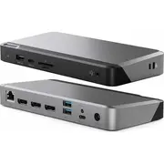 Alogic Mx3 Usb-C Triple Display Dp Alt. Mode Dockingstation  mit 100 W Stromversorgung Duprmx3-Ww 9350784023834