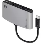 Alogic Portable Dock Thunderbolt 3 Tb3D2Dpbl-Sgr  9350784016119