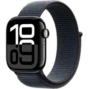 Apple Watch 10 Gps 42Mm Jet Black Alu Sport Loop Navy Mwwg3  Mwwg3Qf/A 195949563676