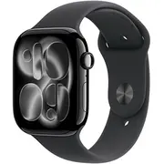 Apple Watch Series 11 GpsCellular 42Mm Jet Black Aluminium Case with Sport Band - S/M  Mf834Mp-A 195950619508