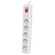 Armac Arc 5  Power strip sockets, 1.5M cable, gray Arc5/15/Sz 5904722197237 Ups-Lis-Arm-024