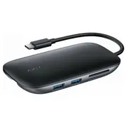 Aukey Cb-C71 interface hub 5000 Mbit/S Black  0608119197163