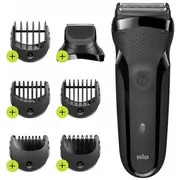 Braun  Shaver 300Bt Series 3 Operating time Max 30 min Nimh Black 8700216735742