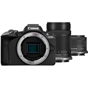 Canon Eos R50  Rf-S 18-45Mm Is Stm 55-210Mm Black 5811C023 4549292205060 Af-Can-0107