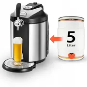 Clatronic Bz 3740 inox Urządzenie do nalewania piwa  263920 4006160040241