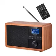 Adler  Radio Dab Bluetooth Ad 1184 Alarm function Black/Brown 5902934839167