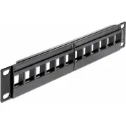 Delock Patch Panel 12 portów - 43259  4043619432592