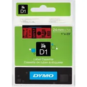 Dymo Etykieta D1 24Mmx7M Black/Red S0720970  5411313537179