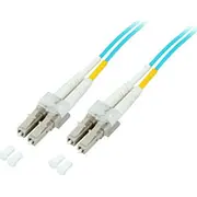 Efb Lwl Kabel Duplex Jumper Lc-Lc 50/125 Om3 10 Meter Lszh Halogenfrei aqua 2.0Mm geprueft mit Messprotokoll  O0312.10 4049759024277