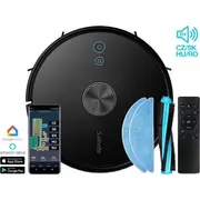Evolveo Salente L6 cleaning robot, laser robotic ký vysavač, stírání vodou, nabíjecí stanice, černý  Rtx-L6 8595683201957