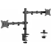 Gembird Desk mounted double monitor arm 17-32 inches 9Kg  Ma-D2-03 8716309128155 Ajgemm000000031