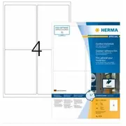 Herma Odporne na warunki atmosferyczne etykiety foliowe A4, 99,1 x 139 mm, białe, wyjątkowo silna przyczepność, rozciągliwe - 9539  4008705095396