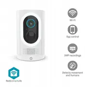Kamera Ip Nedis Smartlife kamera zewnętrzne  Spotlight 3Mp Full Hd 1296P Ip65 Wificbo33Wt 5412810471355