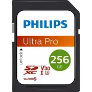 Karta Philips Ultra Pro Sdxc 256 Gb Class 10 Uhs-I/U3 V30 Fm25Sd65B/00  8720039512054