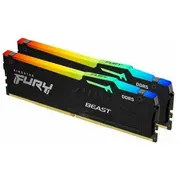 Kingston 64Gb 6400Mt/S Ddr5 Cl32 Dimm Kit of 2 Fury Beast Rgb Expo  Kf564C32Bbeak2-64 0740617343083