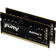 Kingston Fury Impact, Sodimm, Ddr4, 16 Gb, 3200 Mhz, Cl20 Kf432S20Ibk2/16  0740617318425