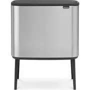 Kosz na śmieci Brabantia srebrny 31 60 81  8710755316081
