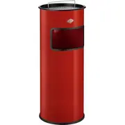 Kosz na śmieci Wesco z popielniczką Red 30L Ashtray  8011529 4027801206055