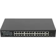 Lanberg switch 24X 1Gb Poe/2X Gb 2X Sfp rack 19 360W  Rsge-24P-2Ge-2S-360 5901969438697 Net-Wrpn-Lbg-017