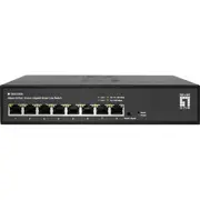 Levelone Ges-2208 łącza sieciowe Zarządzany L2 Gigabit Ethernet 10/100/1000 Black  4015867229972