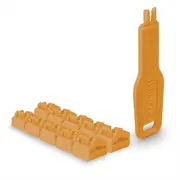 Lindy Rj45 Port Schlösser Orange, 10 Stck  1 Schlüssel 47897 4002888478977