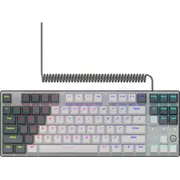 Klawiatura Lorgar Gamingowa Azar 514, przewodowa mechaniczna, Rgb, Biała  Lrg-Gk514Tkl-Wh-Us 5291485016715