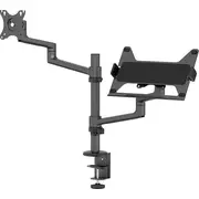 Newstar Neomounts Ds20-425Bl2 Tischhalterung für 17-27 Bildschirme und 11.6-17.3 s - Schwarz  8717371449865