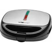 Clatronic St/Wa 3670 sandwich maker 800 W Black, Stainless steel  4006160638059 Agdclaopk0009