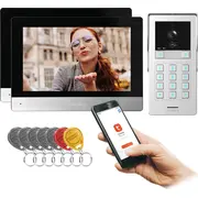 Orno Gayd Multi2, zestaw wideodomofonowy dwurodzinny, 2-Żyłowy, 8, Wi-Fi, ekran dotykowy, 2Mp Full Hd, Rfid, szyfrator  5908254845901