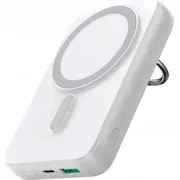 Powerbank Joyroom Jr-W050 10000Mah 20W Magsafe z ringiem i podstawką biały  145825 6956116745059
