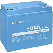 Qoltec Lifepo4 battery 12.08V, 30Ah, 384Wh, Bm  53703 5901878537030 Azqoluaz0053703