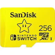 Sandisk Nintendo  Microsdxc Card 256 Gb Class 10 Uhs-I/U3 A1 V30 Sdsqxao-256G-Gnczn 0619659173869