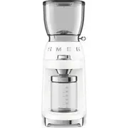 Smeg Elektryczny młynek do kawy, biały Cgf01Wheu  8017709283049