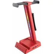 Surefire wielofunkcyjny stojak na słuchawki Vinson N2 Dual Balance Rgb, Red, tworzywo Abs, 48847, czerwona, 2X Usb 3.2 Gen  48848 0023942488484