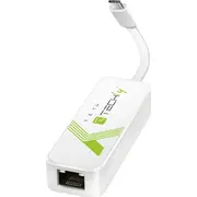 Techly Usb 3.1 Typ C Rj45 10/100/1000 Adapter, weiß  Iadap-Usb31-Etgiga3 8051128109757