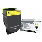 Toner Lexmark 71B0H40 Yellow Oryginał  734646642606