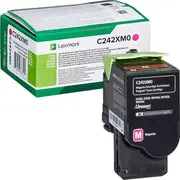 Lexmark Toner magenta Rck f.C2425/ C2535/Mc2425/2535/2640 ca. 3.500 S.  C242Xm0 0734646667500
