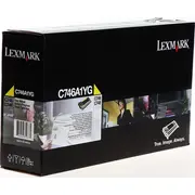 Toner Lexmark C746A1Yg Yellow Oryginał  0734646319775