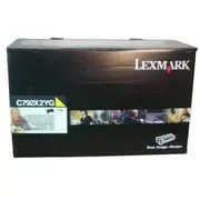Toner Lexmark oryginalny C792X2Yg Yellow 20000 stron  734646194792