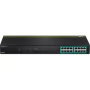 Trendnet  16 Port Gbit L2 Poe 250W Metall Tpe-Tg160G 0710931160277